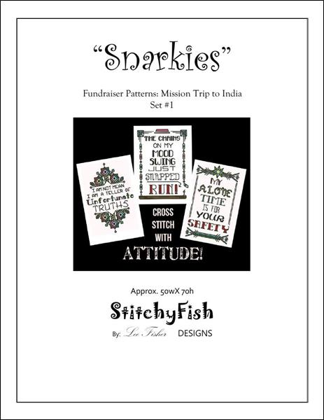 Snarkies Set #1 Cross Stitch with Attitude